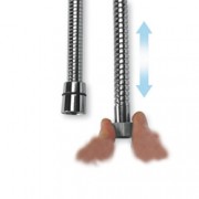 détails FLEXIBLE LAITON EXTENSIBLE DE 150 CM A 200 CM CHROME