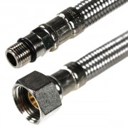 détails Flexibles raccordement robinetterie (X2) F 3/8 M 8 X 100 X 44
