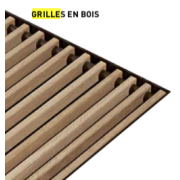détails Grille enroulable en Bois - JAGA