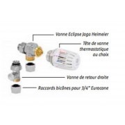 détails Kit 262 ECLIPSE raccords vers le sol