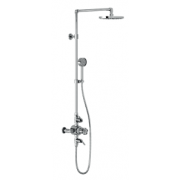 INDUSTRY - Mélangeur douche colonne et douchette thermostatique - MARGOT