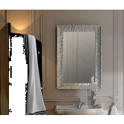 détails Miroir rétro cadre bois Aluminium 90 X 70 cm