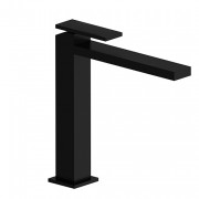 détails MITIGEUR LAVABO TABULA MI-HAUT NOIR MAT