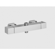 détails Thermostatique douche mural double sortie
