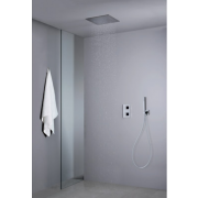 détails PACK QUADRI DOUCHE THERMOSTATIQUE PLAFOND ENCASTRÉ