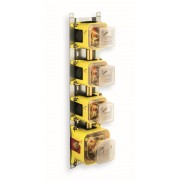détails BATI 3 SORTIES MECANISME BOX THERMOSTATIQUE ENCASTRE 