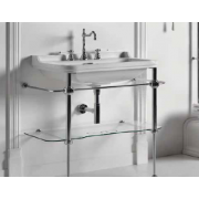 détails PIEDS LAITON  pour lavabo WALDORF 80 cm