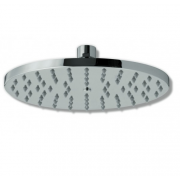détails POMME DE DOUCHE AVALE  A PICOTS ANTICALCAIRES INOX CHROME 200 X 150 mm