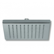 détails POMME DE DOUCHE  200 x 200 Carré - Picot anticalcaire - Laiton