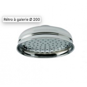 détails Pomme de douche retro 15cm - Sandri