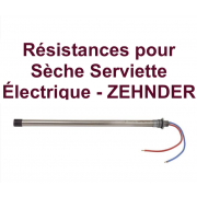 détails Résistance sèche serviette électrique ZEHNDER