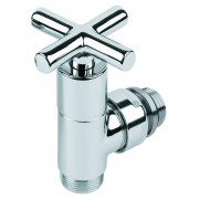 détails Robinet Manuel à croisillon simple réglage 90° MM  1/2" Chrome