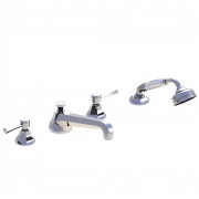 détails Batterie Bain / Douche ASCOTT 4 trous sur plan
