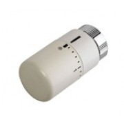 détails Tête thermostatique à liquide Blanc