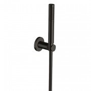détails SET DE DOUCHE Type Industriel CHROME NOIR 