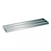 détails BARRE PORTE SERVIETTES DOUBLE 60 CM SKUARA LAITON CHROME