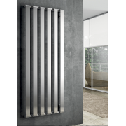 détails STEP CHROME - NOIR CHROME - VERTICAL - Chauffage central - IRSAP
