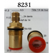 détails Têtes Céramiques PAINI 1/2" 8231
