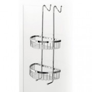 détails DOUBLE PANIER A ACCROCHER TECNO LAITON CHROME