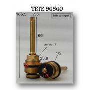 détails Tête à clapet 96560 - PAINI