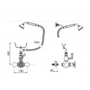 WESTMINSTER - Mitigeur Douche thermostatique  - MARGOT