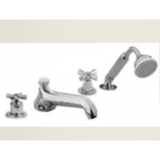 détails WESTMINSTER - Mélangeur Bain/Douche sur gorge avec douchette - MARGOT