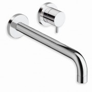détails TRIVERDE MITIGEUR LAVABO MURAL 225 mm CHROME