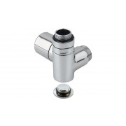 détails Vanne Manuelle  MM 1/2" 24/19 Equerre Chrome