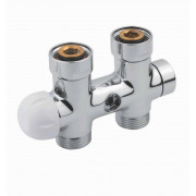 Vanne Thermostatique en H FM Droite 3/4" F 3/4" M 