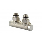 détails Vanne d'isolement en H MM Equerre 1/2 M 3/4 M Nickelé