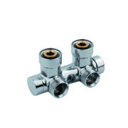 détails Vanne d'isolement en H Equerre F 3/4" 