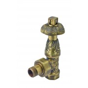 détails Vanne thermostatique Bronze Equerre 1/2" 1/2" F 