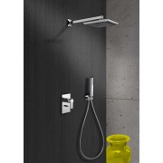 Pack douche encastré Dax PVD Noir brossé - PAINI Réf. 95PZ690TH