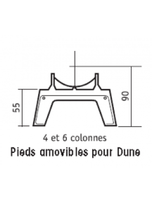 Pied amovible (unite) - DUNE  4 / 6 - CHAPPEE