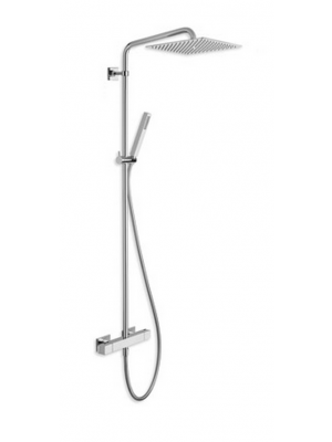 COLONNE DE DOUCHE QUADRI 250 THERMOSTATIQUE COMPLETE CHROME