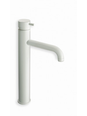 TRIVERDE MITIGEUR LAVABO HAUT BLANC MAT