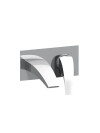 NOUVELLE VAGUE MITIGEUR LAVABO ENCASTRE NOIR CHROME - 40.763_4367_1