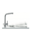 Mitigeur Inox escamotable à douchette monojet extractible ATLAS NEO - 444910-franke_escamotable