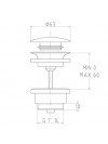 Vidage Lavabo UP & DOWN - PAINI - 854a_sch_ma_vidage_universelle_lavabo