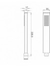CARRÉ PACK ENCASTRÉ DOUCHE THERMOSTATIQUE 2 SORTIES - 906800-1_douchette-touareg-avec-systeme-anti-calcaire-largeur-de-la-source-d-aspersion-30-mm-laiton-massif-chrome