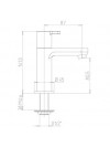 Robinet Lave-mains eau froide ARENA - PAINI - 92cr204b