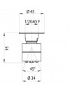 BUSE D'HYDROMASSAGE ORIENTABLE - I00137T_4236_1_1