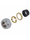 Kit Vanne en H pour Radiateur - POLETTI - a331_poletti_adptateur_cuivre_chrom__2