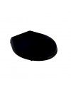 Abattant pour cuvette - JULIA-VICTORIA - HORUS - abattant_composite_noir_collection_julia_75-717_1