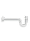 SIPHON LAVABO LAITON RETRO BLANC MAT - ac20124