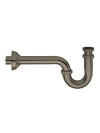SIPHON LAVABO LAITON MÉTAL BROSSÉ RETRO  - ac20177
