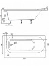 Allure Mini - Baignoire 160x70 - VALENTIN - baignoire_allure_mini_valentin._dimensions
