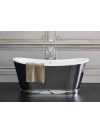 Baignoire Ilot BALTHAZAR A DOUBLE EXTREMITE  1675 MM - baignoire_balthazar_double_extre_mite__avec_exte_rieur_en_acier_inoxydable_burlington_1
