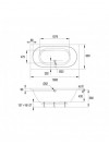 ESQUISSE - Baignoire 180x80 - VALENTIN - baignoire_esquisse_valentin_dimensions