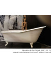 Baignoire Elegance - MARGOT - Baignoire en Fonte sur Pieds - baignoire_margot_elegance_4